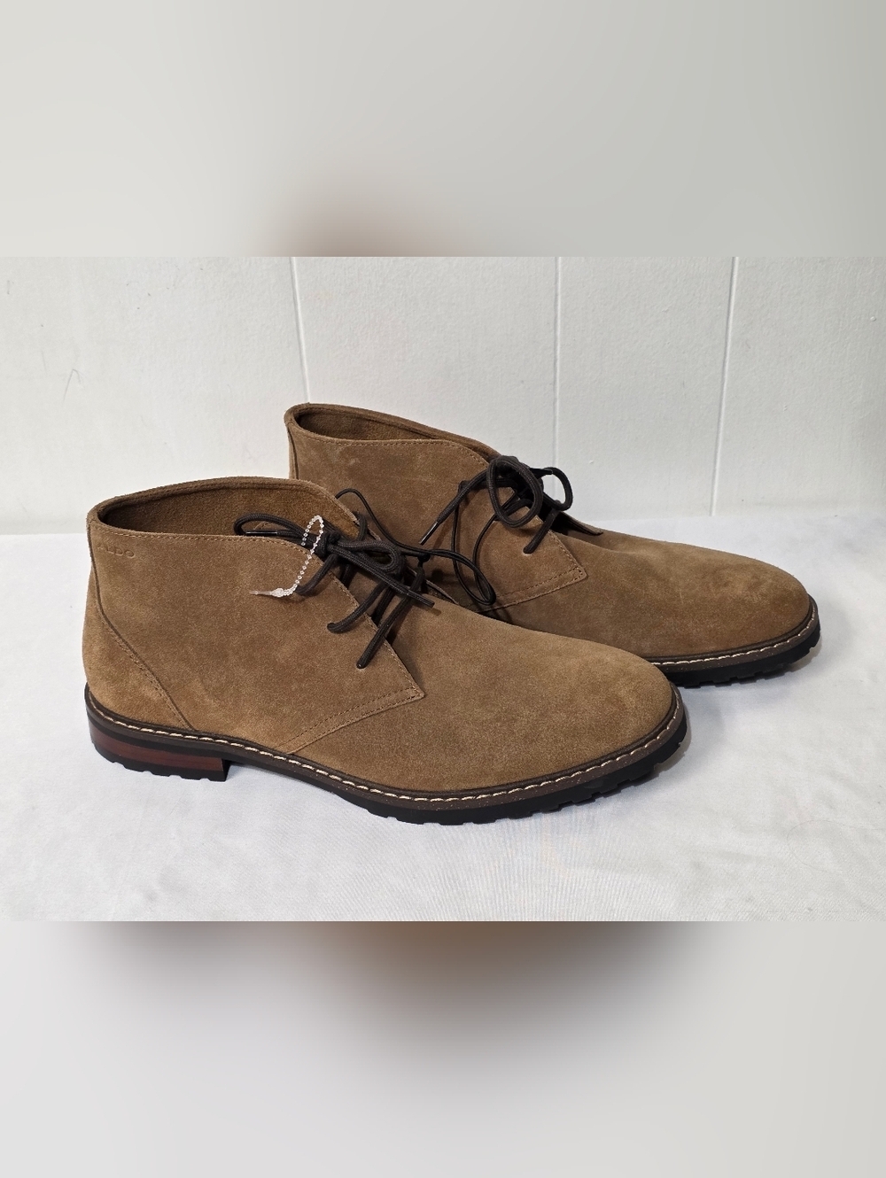 ALDO Macklay Leather Lace-up Chukka Boots Mens Size 9